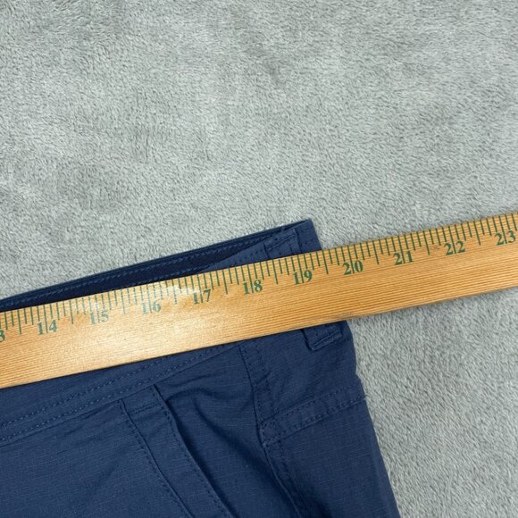 Copper & Oak Mens Cargo Shorts 36 Blue Cotton Blend Stretch Casual a1082 - Picture 5 of 6